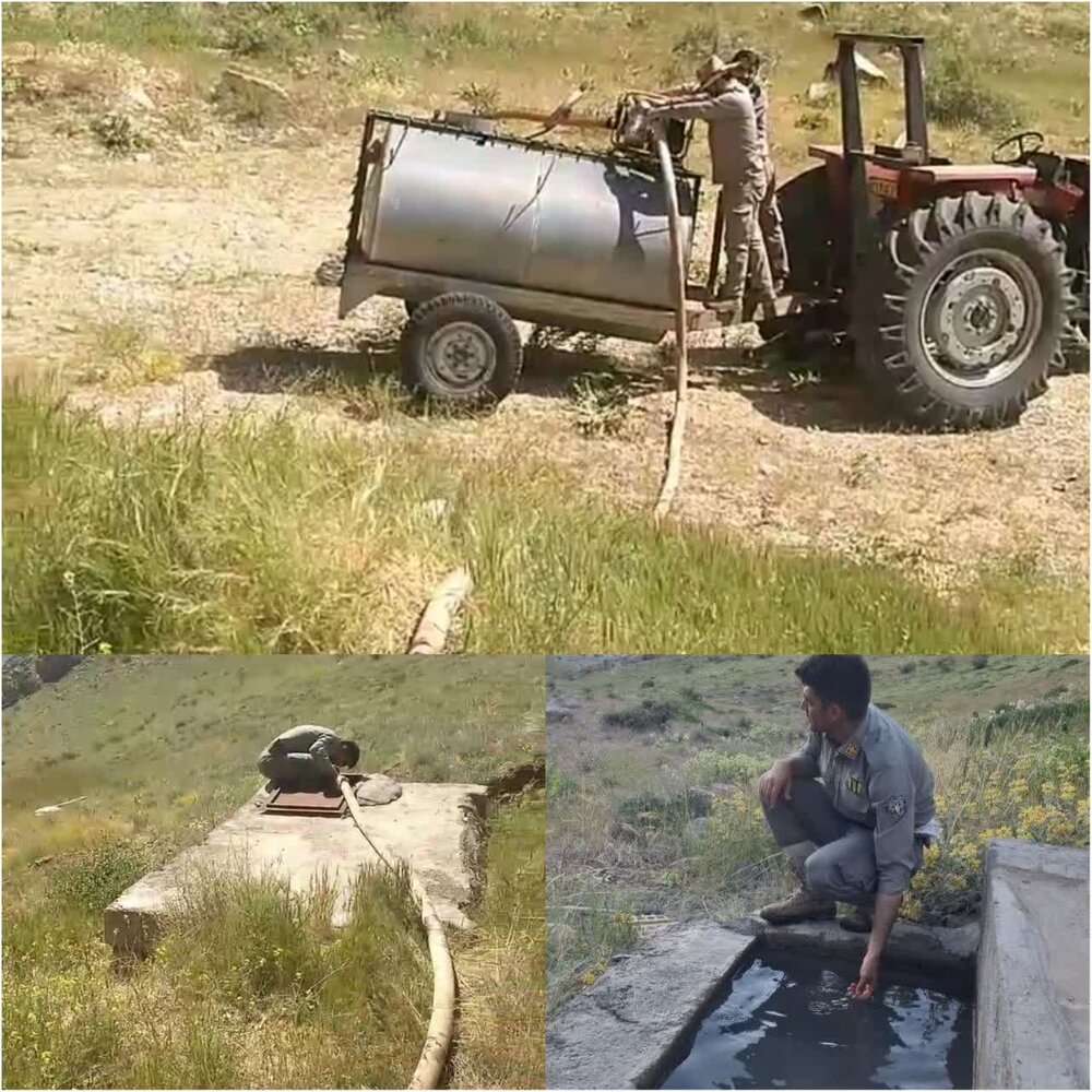 تعمیر و بازسازی آبشخورهای مناطق حفاظت‌شده لرستان